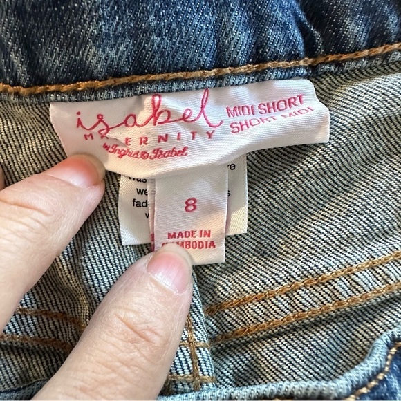 Isabel Maturity women's midi shorts size 8, nwt - Picture 4 of 4